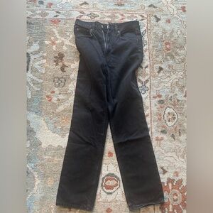 Zara Black Denim Trousers